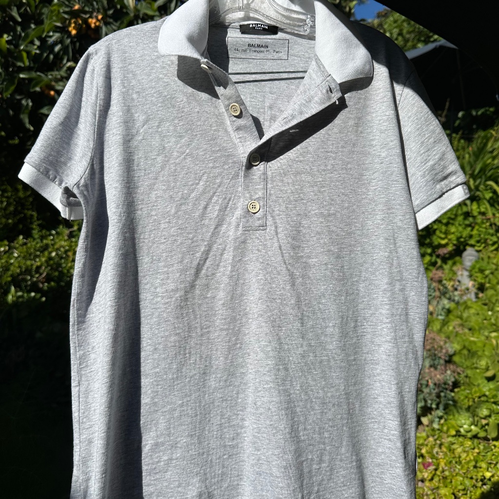 Balmain Cotton Polo Shirt